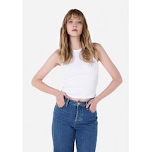 Colin's Colins Slim Fit Kadın Beyaz Atlet Cl1064021 Q1.v2 Wht Beyaz