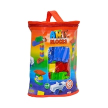 ANT081 Ant Blocks 80 Parça Çantalı Blok Seti