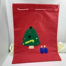 Noel Baba Figürlü Yılbaşı Çuvalı 30x40 Cm