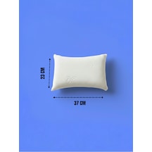 Visco Hafızalı Bebek Yastığı Yıkanabilir Kılıf Beyaz