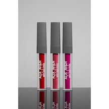 Uzun Süre Kalıcı Kadifemsi Kuruma Yapmayan Mat Likit Ruj - Lipstick 508 Bright Rose 0