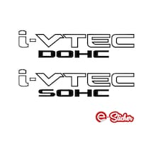 2 Adet Honda I-Vtec Dohc - I-Vtec Sohc Oto Sticker Araba Sticker (356338275)