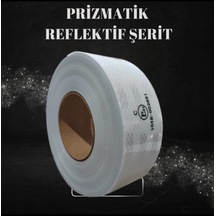 50 Metre 1.kalite Şerit Reflektör Beyaz Tüvtürk Muayene Onaylı