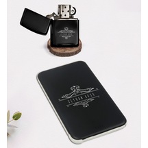 Kişiye Özel Isimli Benzinli Çakmak Ve 5.000 Mah Powerbank (512122166)