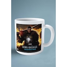 King Arthur Mobil Oyun Baskılı Kupa Bardak Çift Taraflı Baskı Kişiye Özel Model 1 Çok Renkli