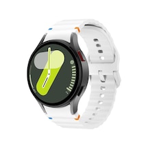 Samsung Galaxy Uyumlu  Watch 7 6 5 4 Fe 40 44 Mm Classic 42 43 46 47 Mm Wave Soft Silikon Kordon Spor