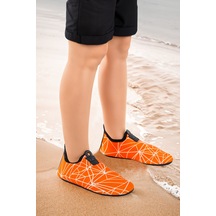 Kiko Kids Prizma Havuz Plaj Erkek Çocuk Deniz Ayakkabısı 7515 Turuncu - Beyaz Turuncu - Beyaz Beyaz - Turuncu