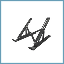 Bezos 7 Kademeli Ayarlı Katlanabilir Laptop Tablet Standı Siyah Mbt06