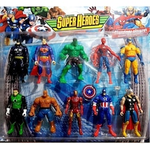 Avengers Yenilmezler Oyuncak Figür Süper Kahramanlar 10lu Haraket