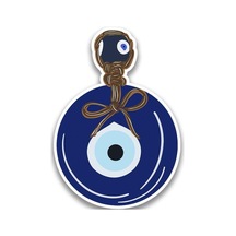 Nazar Araba Leptop Sticker Yapıştırma 15 Cm ve 5Cm 2 Adet md6