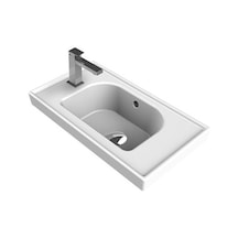 Soldan Batarya Delikli Etajerli Seramik 50x28 Cm 508 Yeşil