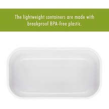 Fresh & Save Vakumlu Yemek Taşıma Kabı, S, Plastik, Beyaz-gri Bakır