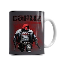 Capuz Vermelho Kupa Bardak Porselen Karışık
