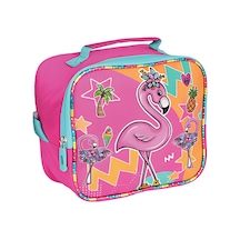 Relaxion Simli Flamingo Desenli Thermal Beslenme Çantası 3323 Pembe