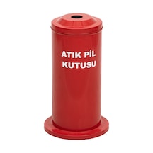 Metal Atık Pil Geri Dönüşüm Toplama Kutusu