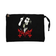 Mayhem Rotten Dead Siyah Clutch Astarlı Cüzdan / El Çantası Siyah