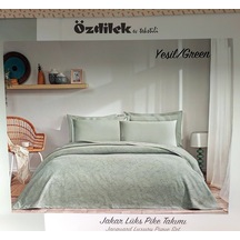 Özdilek Rf -yeşil- Jakar Lux Z Tek Kişilik Pike Takımı