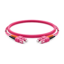 Alfafonet Sc/pc-sc/pc Multimode Om4 Dupleks 1 Metre Fiber Patch Cord Alfafonet Sc/pc-sc/pc Multimode Om4 Dupleks 1 Metre Fiber Patch Cord
