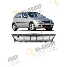 Opel Corsa C Makajlı Kasa Ön Tampon Alt Orta Izgara 2004-2006 - 1400298