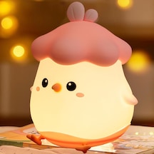 Woukksy Çocuk Gece Lambası Bebek Silikon Gece Lambası, Kawaii
