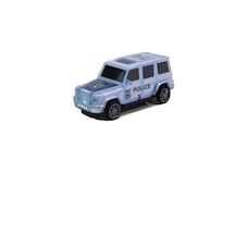 Oyuncak Polis Arabası Mercedes G Işıklı Sesli Sürtmeli 14 Cm