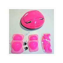 Nw Nessiworld Kask Dizlik Dirseklik Eldiven Koruyucu Çocuk Set Pembe Pembe