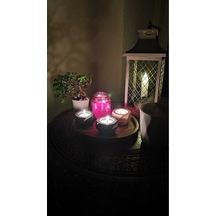 3'lü Geometrik Mini Mumluk, Dekoratif Mumluk