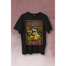 Super Mario Bowser Japanese Poster Baskılı Tişört Unisex T-shirt 001