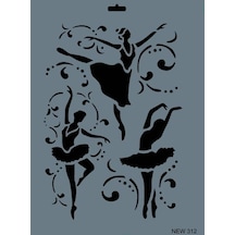 Rich New Seri N-312 Stencil 35X25 Cm