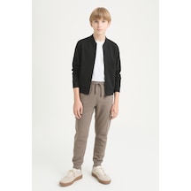 Erkek Çocuk Basic Kargo Cepli Jogger Paça Okul Eşofman Altı Ak2322-1 Bej