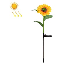 Sones Güneş Ayçiçeği Dekorasyon Işığı Led Bahçe Çim Peyzaj Işığı, Özellikler: Tek Kafa