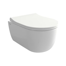 Bocchi V-Tondo Rimless Kısa Asma Klozet Beyaz 1417-001-0128 Kapak