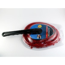 Toz Püskülü Cilalı Oval Saplı