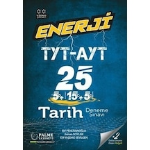 Palme Yayınları TYT AYT Tarih Enerji 25 Deneme Sınavı