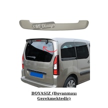 Citroen Berlingo Spoiler Bagaj Üstü Tavan Spoyler Boyasız 2009-23