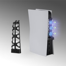 Tp5-1523 Ps5 İçin Led Işıklı Hız Ayarlı Soğutma Fanı Siyah