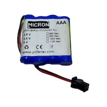 Micron 4.8v 600 Mah Aaa Uzaktan Kumandalı Şarjlı Araba Pili (Batarya)