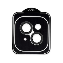 Joko Apple  Uyumlu  iPhone 13 Pvd Metal Kamera Lens - Siyah,