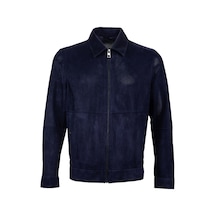 Tamer Tanca Erkek Hakiki Deri Lacivert Deri Mont 571 Fıgo Erk Dr Mont Y26 Lacı Perforelı