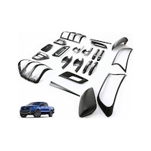 Ebal Otomotiv Ford Ranger T7 kaplama seti dış siyah full 2016+
