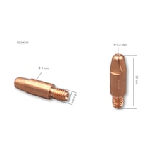 M6 0.8 Mm Gazaltı Kaynak Kontak Memesi Zirkonyumlu Md0009/78 Trafimet