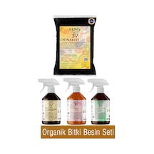 Organik Bitki Besin Seti Prooter, Viola, Organiva & Leonardit 4 Lü Set 500ml X 3 + 1kg 4