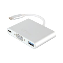 Vcom Cu426M Type-C-M To Vga-F Usb 3.0-F Type-C-F Çevirici