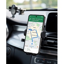 Araç Havalandırma Telefon Tutucu 360 Döner Otomatik Kilitli Çok Renkli