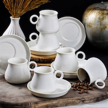 Perotti 11918 Pablo 12 Parça Türk Kahvesi Porselen Fincan Takımı