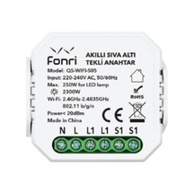 Fonrı Akıllı Sıva Altı Perde/panjur Anahtarı-218683