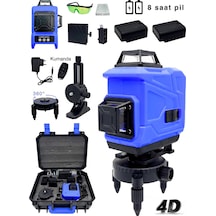 Pro 360 16 Köşe Otomatik Hizalamalı Lazer Metre Hizalama Yeşil Çizgili Lazer Hizalama Su Terazisi.