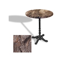 Çipa 1004 Döküm Ayak Yuvarlak Masa Çap 60cm - Werzalit, Wermodin Ve Allzalit Tabla - Sydney Çok Renkli