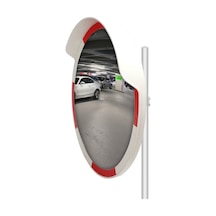 Otopark Aynası 60 Cm Trafik Ayna Direği Trafik Güvenlik Aynası Seti 2m Ayna Direği 12229 Tga+d01-2m