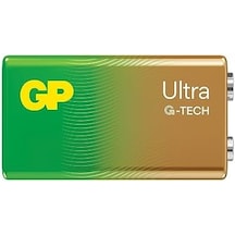 G-tech Ultra Alkalin 9v - 6lr61 Boy 9v Pil Tekli Kart